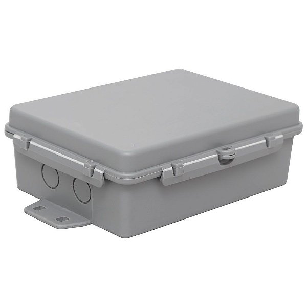 Caixa De Passagem Hermetica Wireless Baby Slim Cinza Vedada