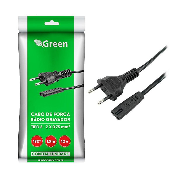 Cabo De Força Tv Radio 8 Bipolar Para Ps3 Ps4 Ps5 1,5 Metros