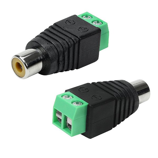 Jack Borne Rca Femea Com Borne Parafuso 062-9773