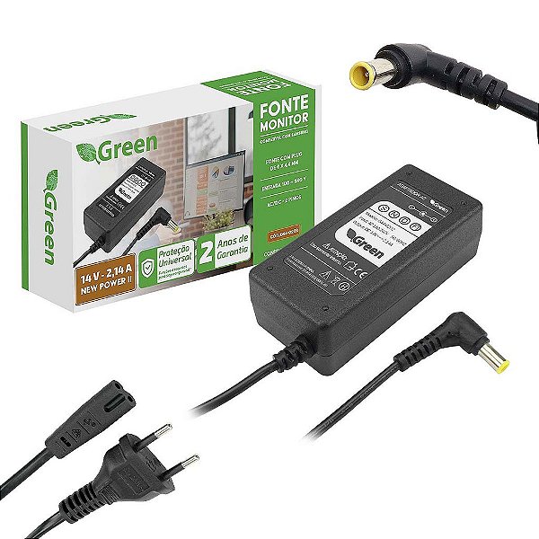 Fonte Para Monitor Samsung S19a300b S20a300b 14V 2,14A