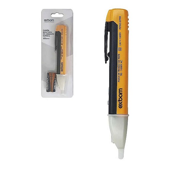 Caneta Chave Teste Eletricista Detector De Tensão 90-1000v