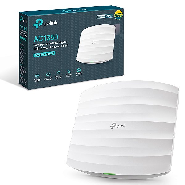 Roteador Access Point Omada Eap225 Ac1350 Para Teto Tp-link