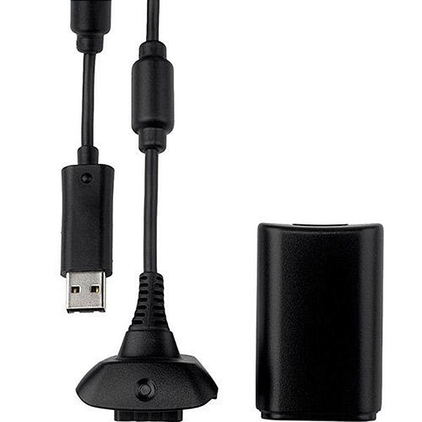 Carregador E Bateria Para Controle Xbox 360 7.600mah LB-5123