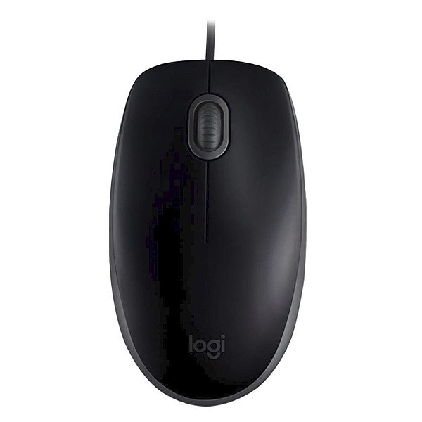 Mouse Optico M110 Silent Preto Com Fio Usb Logitech