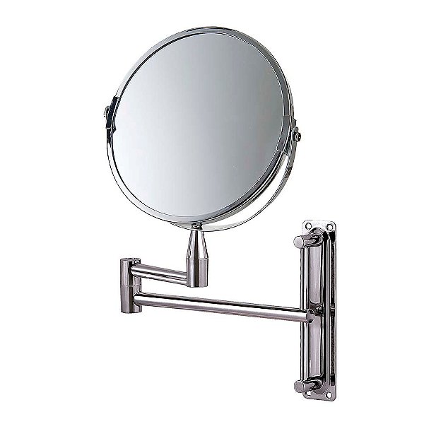 Espelho Aumento Articulado Dupla Face Pedestal Mor 8482