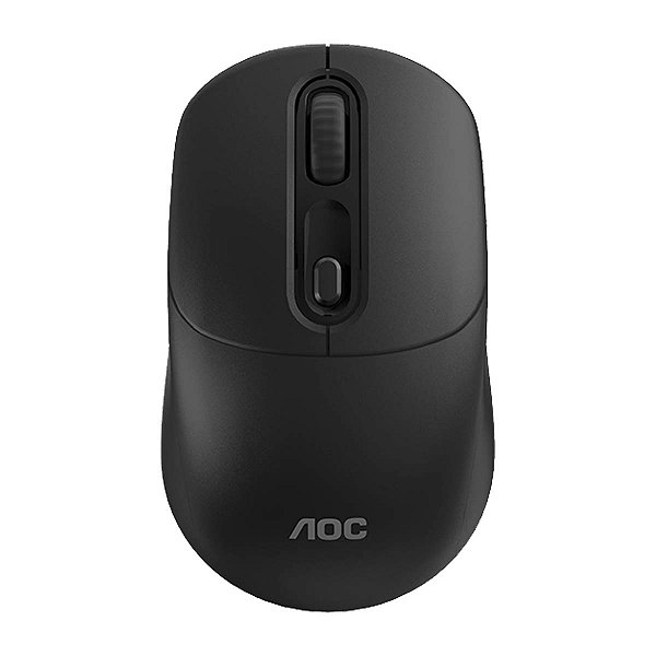 Mouse Optico Sem Fio Aoc 2,4Ghz e Bluetooth Recarregável