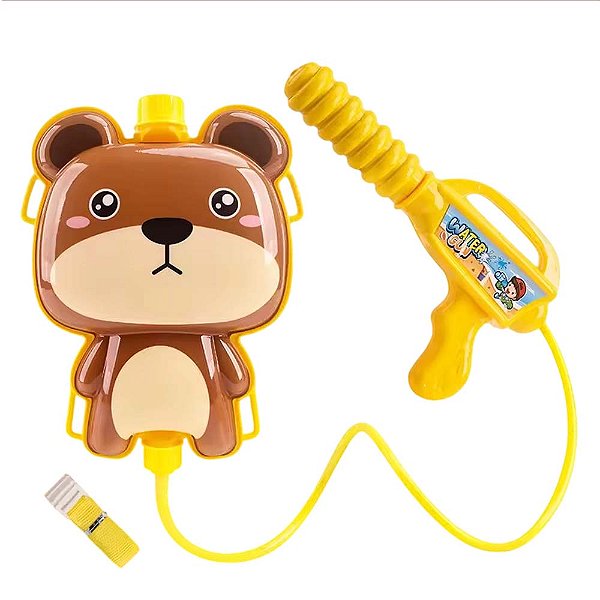 Brinquedo Infantil Mochila Arminha Lança Água Pistola Urso