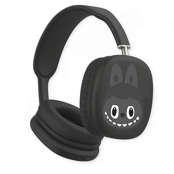 Fone De Ouvido Bluetooth Criança Infantil Xcell Labubu Preto