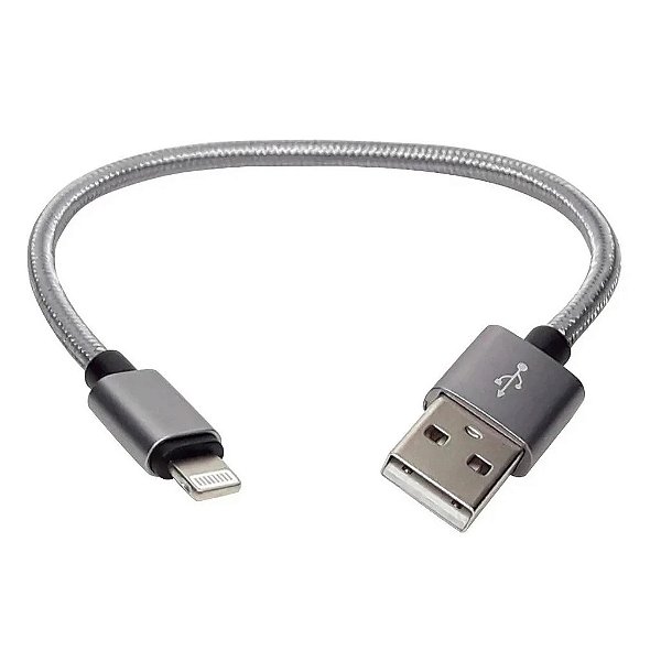 Cabo Usb Para Iphone Carregar 11 12 13 14 Curto Pequeno 20cm