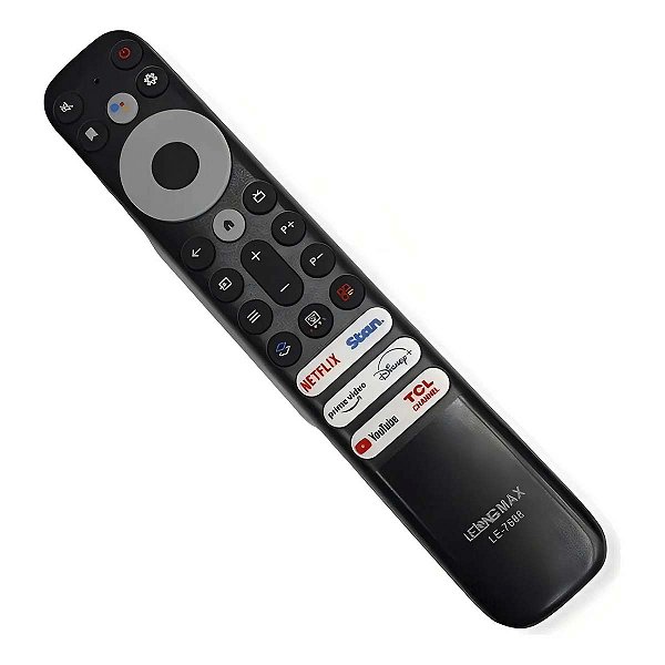 Controle Compatível Tv Tcl Smart 4k Rc802v Comando De Voz