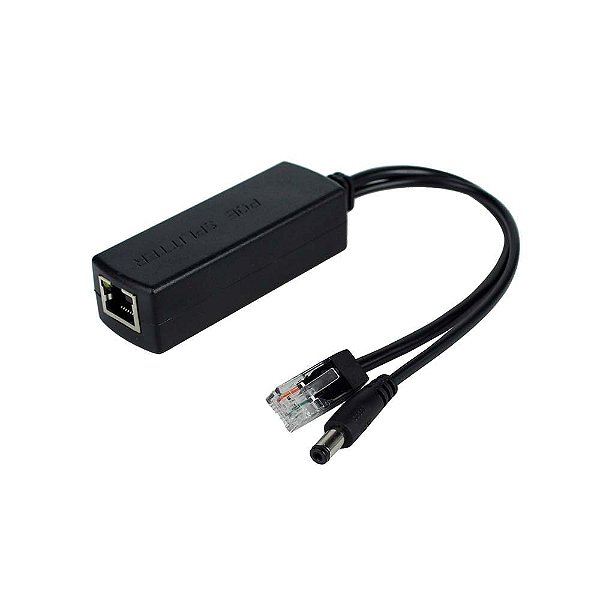 Adaptador Injetor Poe Ativo Ethernet 48v Saída 12v 10/100