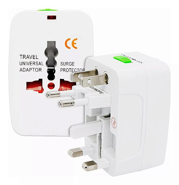 Adaptador Tomada Universal Chile Argentina Uruguai Viagem