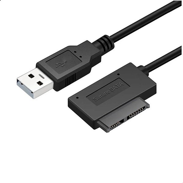 Cabo Adaptador Mini Sata Para Usb Gravador Cd Dvd Note