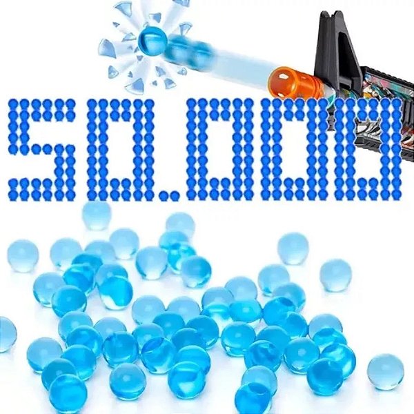 Esferas Bolinhas De Gel Orbes Orbeez Para Arminha 50.000 Uni