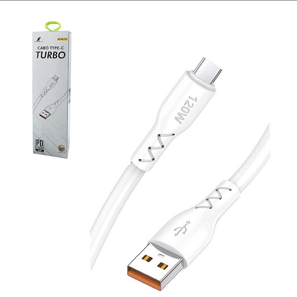 Cabo De Dados E Carregamento Turbo Usb C X-cell 120w 6.0 A