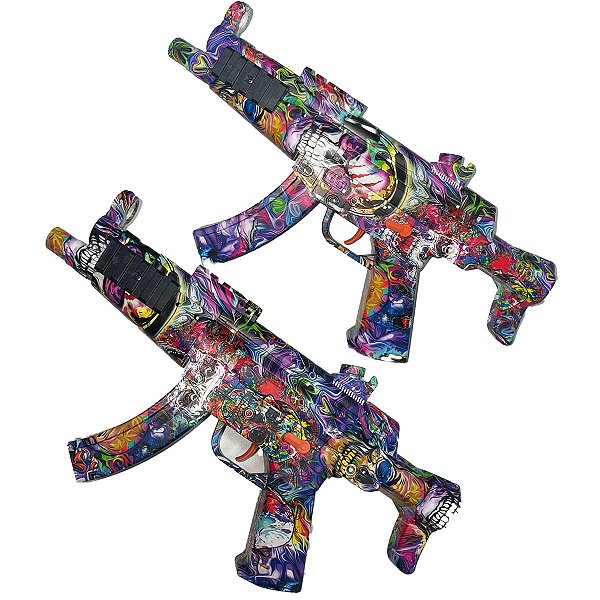 Arminha De Bolinha De Gel Brinquedo Metralhadora Arma Mp5