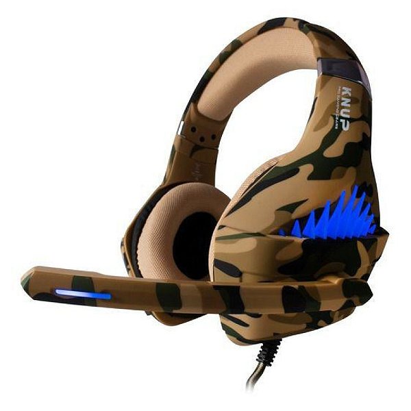 Fone De Ouvido Headset Gamer Pc Xbox One Ps4 Led KP-GA01