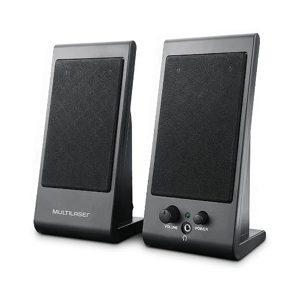 Caixas de Som 2.0 3w Rms Alimentação Usb Conexão P2 sp009