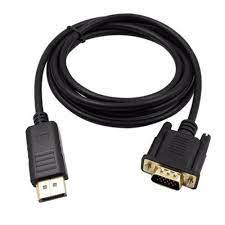 Adaptador Cabo Displayport Para Vga 1,80 Metros 1080p Fhd