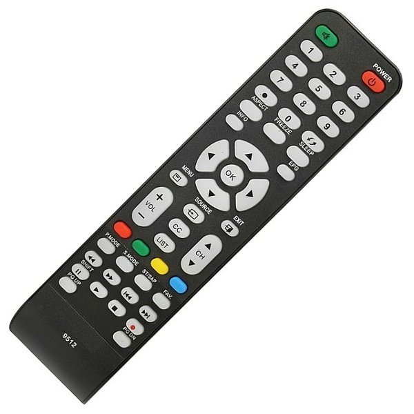 Controle Remoto Compativel Cce Lcd Rc-512  Marca Pix