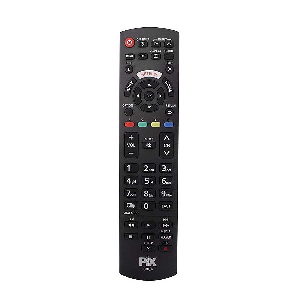 Controle Remoto Compativel Panasonic Netflix Tv Pix