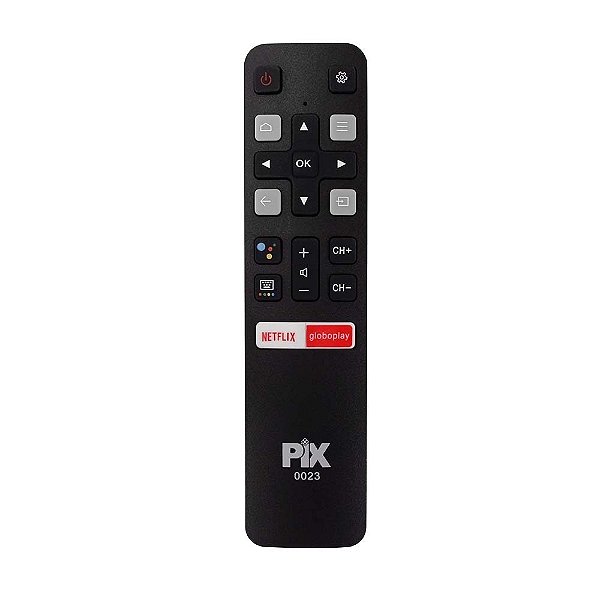 Controle Remoto Compativel Tcl Smart Netflix GloboPlay