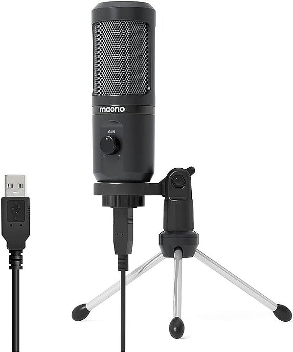 Microfone Usb Condensador Da Maono Au-pm461tr