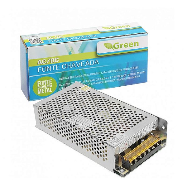 Fonte Chaveada Colmeia Metal 24v 5a 120W Bivolt