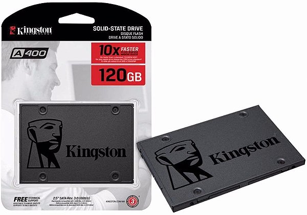 Ssd Kingston 120Gb Sata III  Sa400 S37/120 G