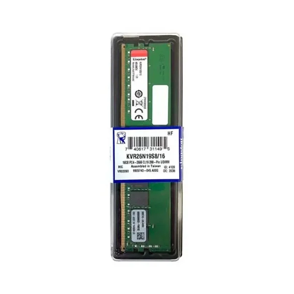 Memória Ddr4 16gb 2666mhz 1.2V Para Desktop Kingston