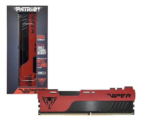 Memoria Ddr4 16gb Patriot Desktop 3200mhz 1,35v Viper Elite