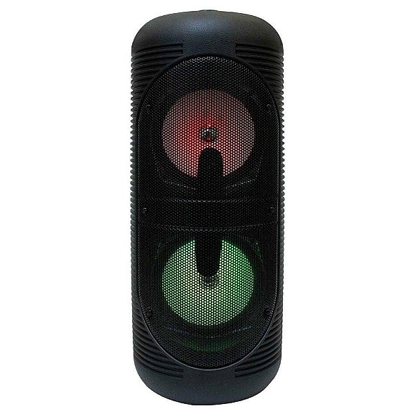 Caixa De Som Portátil Bluetooth 100w Usb Com Efeitos Led Tws