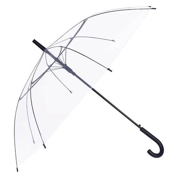 Guarda Chuva Automático Grande Transparente elegante novo