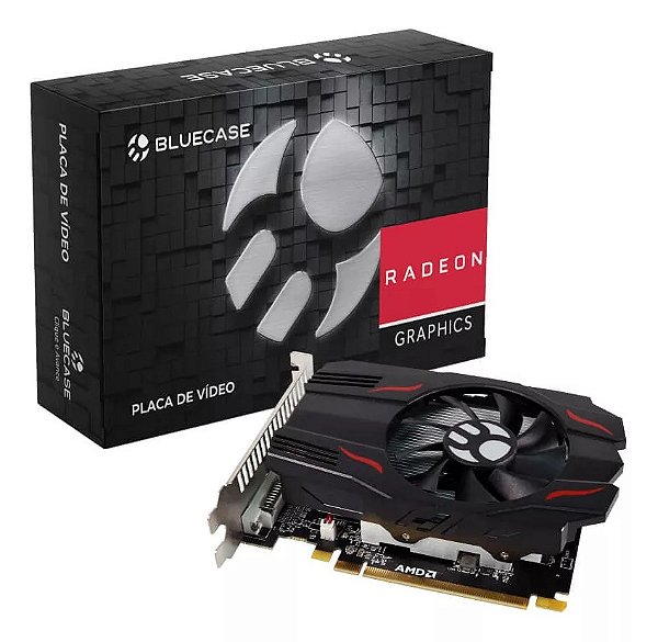 Placa De Video Amd Radeon Rx 560 4gb Gddr5 128bits Bluecase