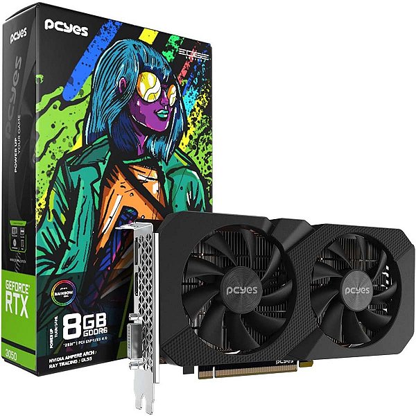 Placa De Video Nvidia Geforce Rtx 3050 8Gb Gddr6 128Bit Edge