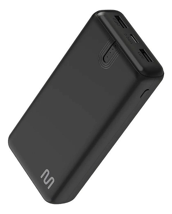 Carregador Portátil Power Bank 20000mah USB-A + USB-C Cb174