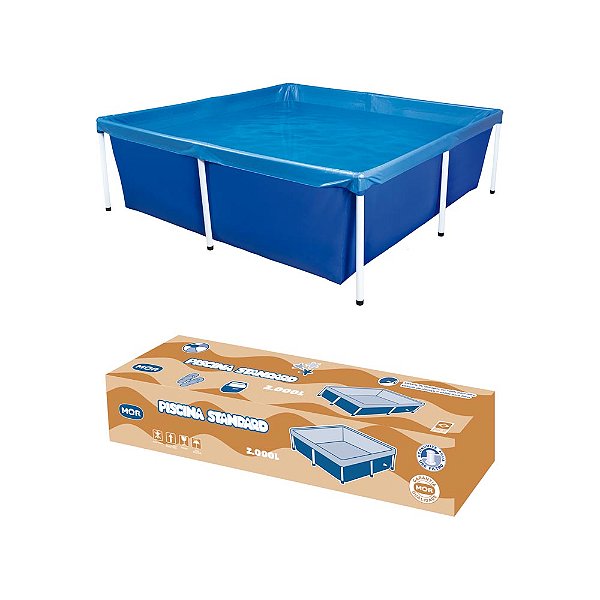 Piscina Standard 2,11m X 1,64m X 58cm - 2000l Mor 1004