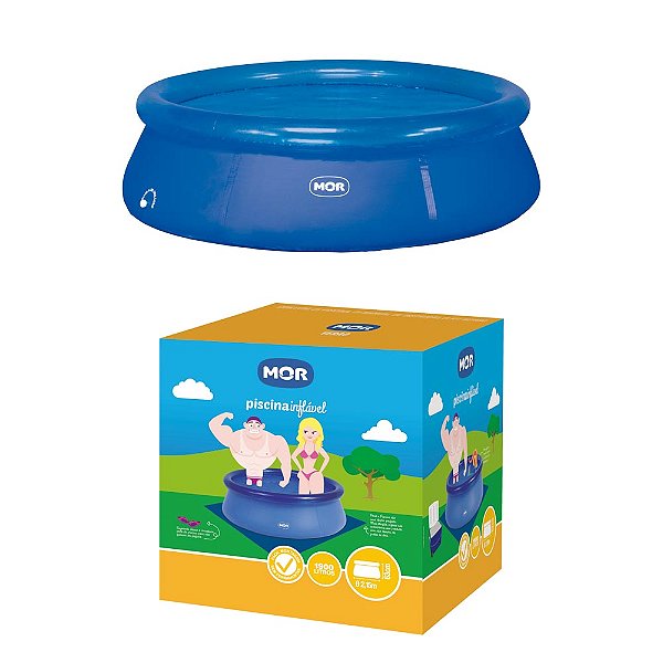 Piscina splash fun o2,15mx63cm-1900L mor 1049