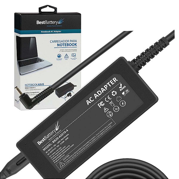 Fonte Carregador Bestbattery Para Notebook Bb20-as019-2