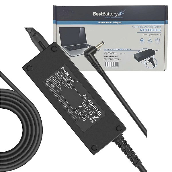 Fonte Carregador Notebook Para Asus Avell 19v 7.1a A42 135w