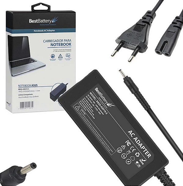 Fonte Para Samsung s51 NP930QAA X55 19v 2.37a 45w 3.0*1.1mm