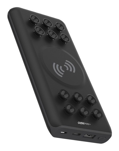 Carregador Portatil Power Bank 10.000mah Glid Preto Pb306 Oe