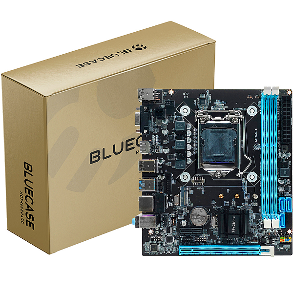 Placa Mae Bluecase 1150 H81 Rede Gigabit Hdmi Vga M.2 Nvme