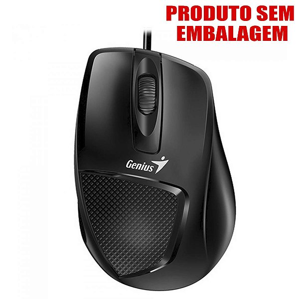 Mouse Genius Dx150X Optico Usb Preto S/ Caixa