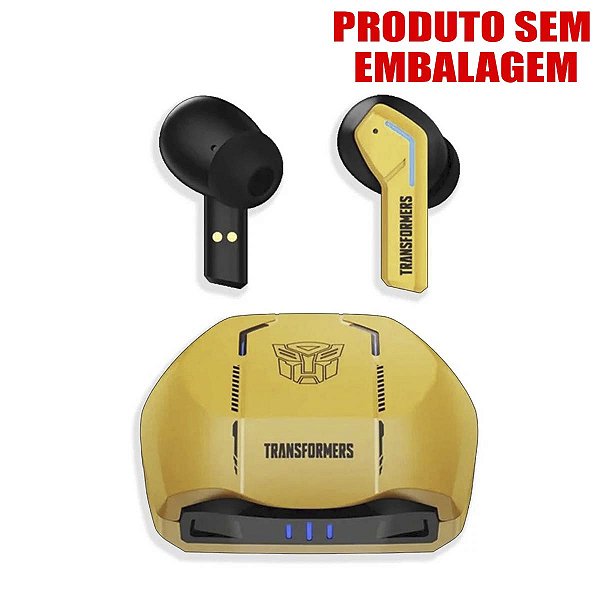 Fones Ouvido Transformers TF-T06 Bumblebee Amarelo S/ Caixa