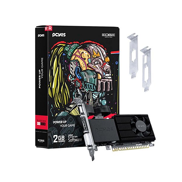 Placa De Video R5 230 2Gb Ddr3 Edge Low Profile Hdmi Vga Dvi