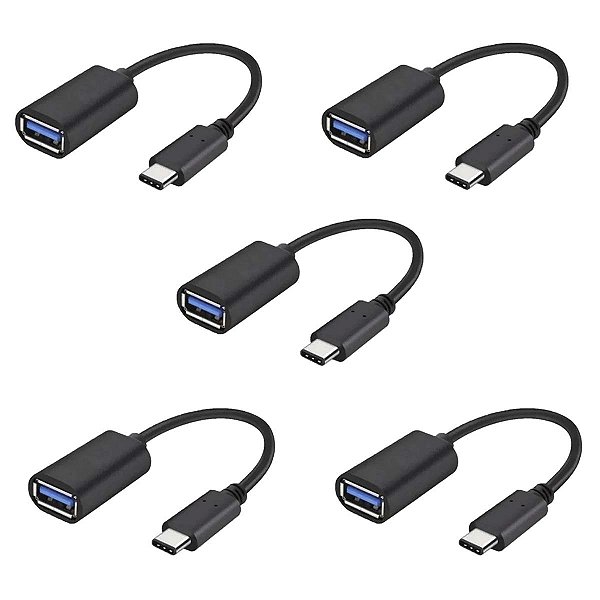 5 Adaptador Otg Usb C Para Iphone 15 16 Android Pendrive