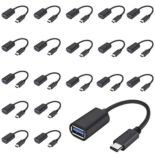20 Adaptador Otg Usb C Para Iphone 15 16 Android Pendrive