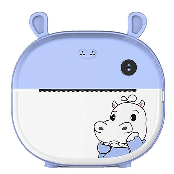 Camera Instantânea Infantil  Com Impressora Instacam Azul
