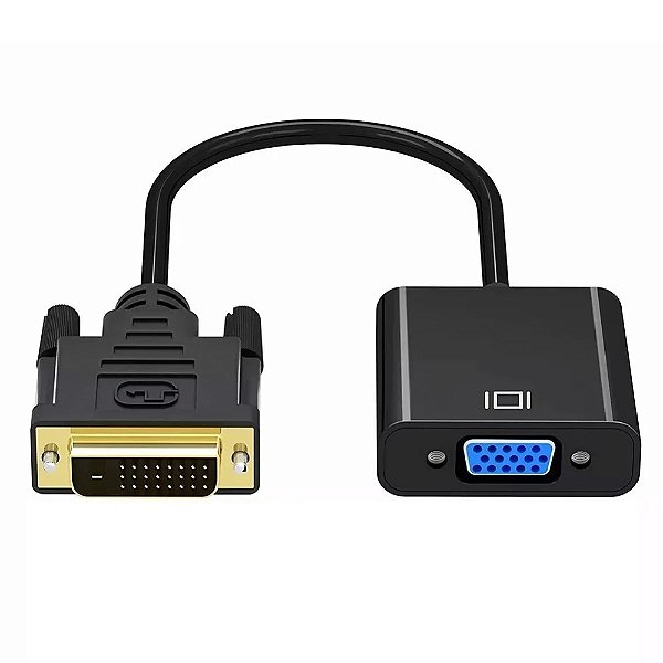 Adaptador Conversor Ativo Dvi-D Digital Para Monitor Vga
